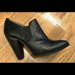 Frye Ankle Bootie - Black Leather - Like New!!
